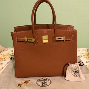 Birkin Bag In tan